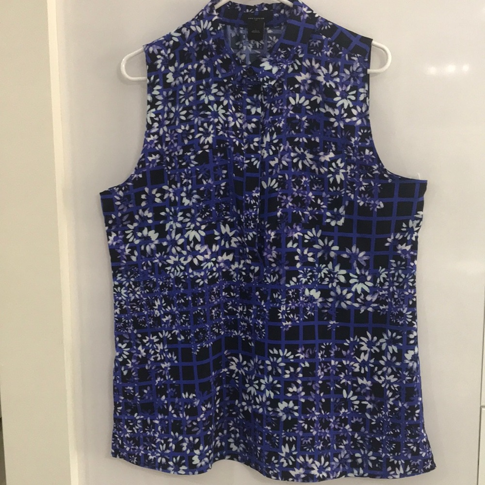 Ann Taylor Print Blouse
